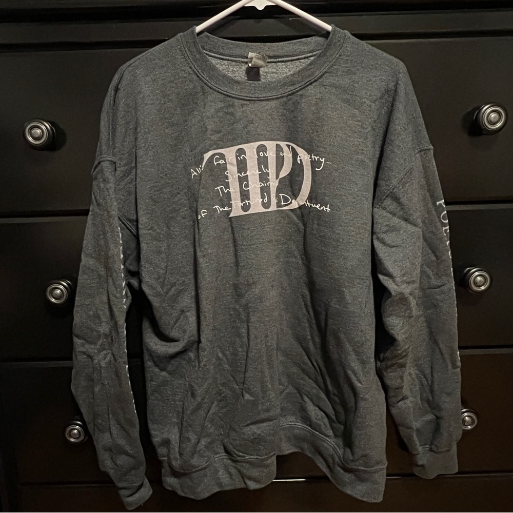 Taylor Swift Famnade Tortured Poets Department crewneck sweatshirt - Picture 2 of 4